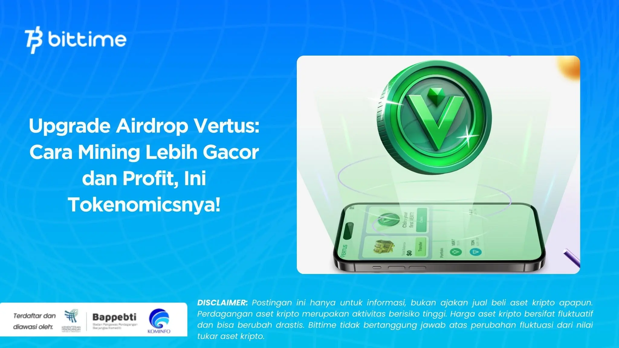 Upgrade Airdrop Vertus: Cara Mining Lebih Gacor dan Profit, Ini Tokenomicsnya!