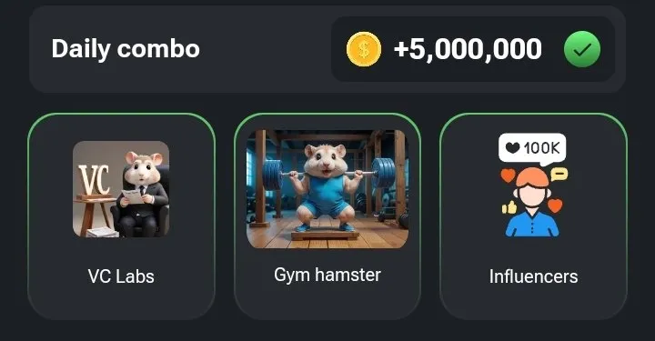 Urutan Kartu Hamster Kombat Daily Combo Hari Ini 10 September 2024