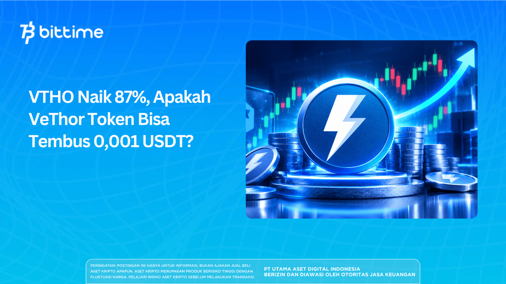 VTHO Naik 87%, Apakah VeThor Token Bisa Tembus 0,001 USDT?