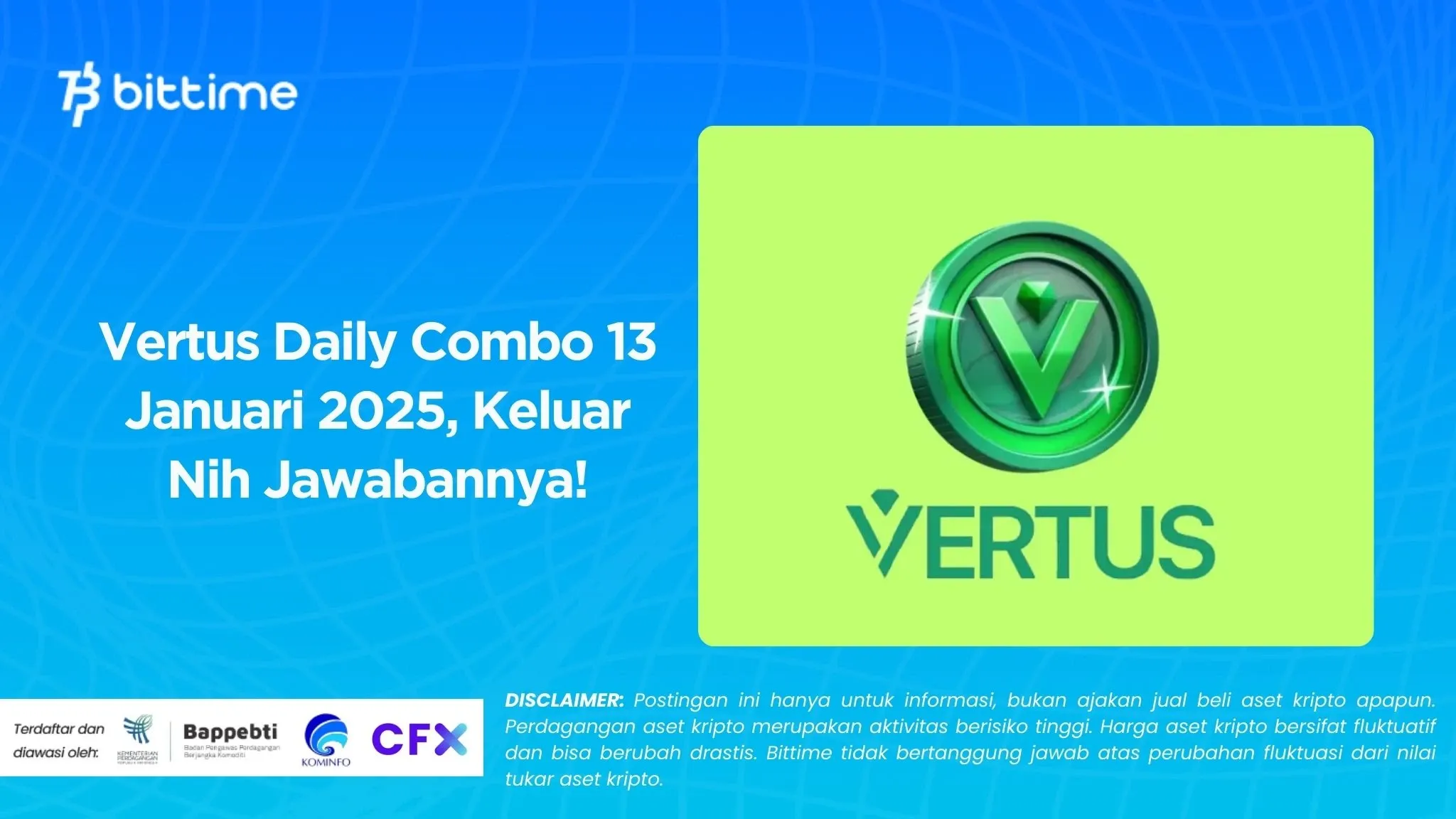 Vertus Daily Combo 13 Januari 2025, Keluar Nih Jawabannya!