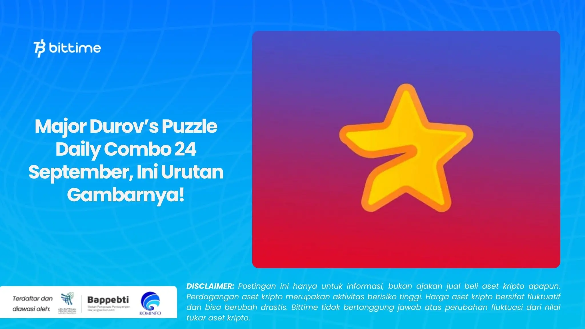 Major Durov Puzzle 24 September 2024.