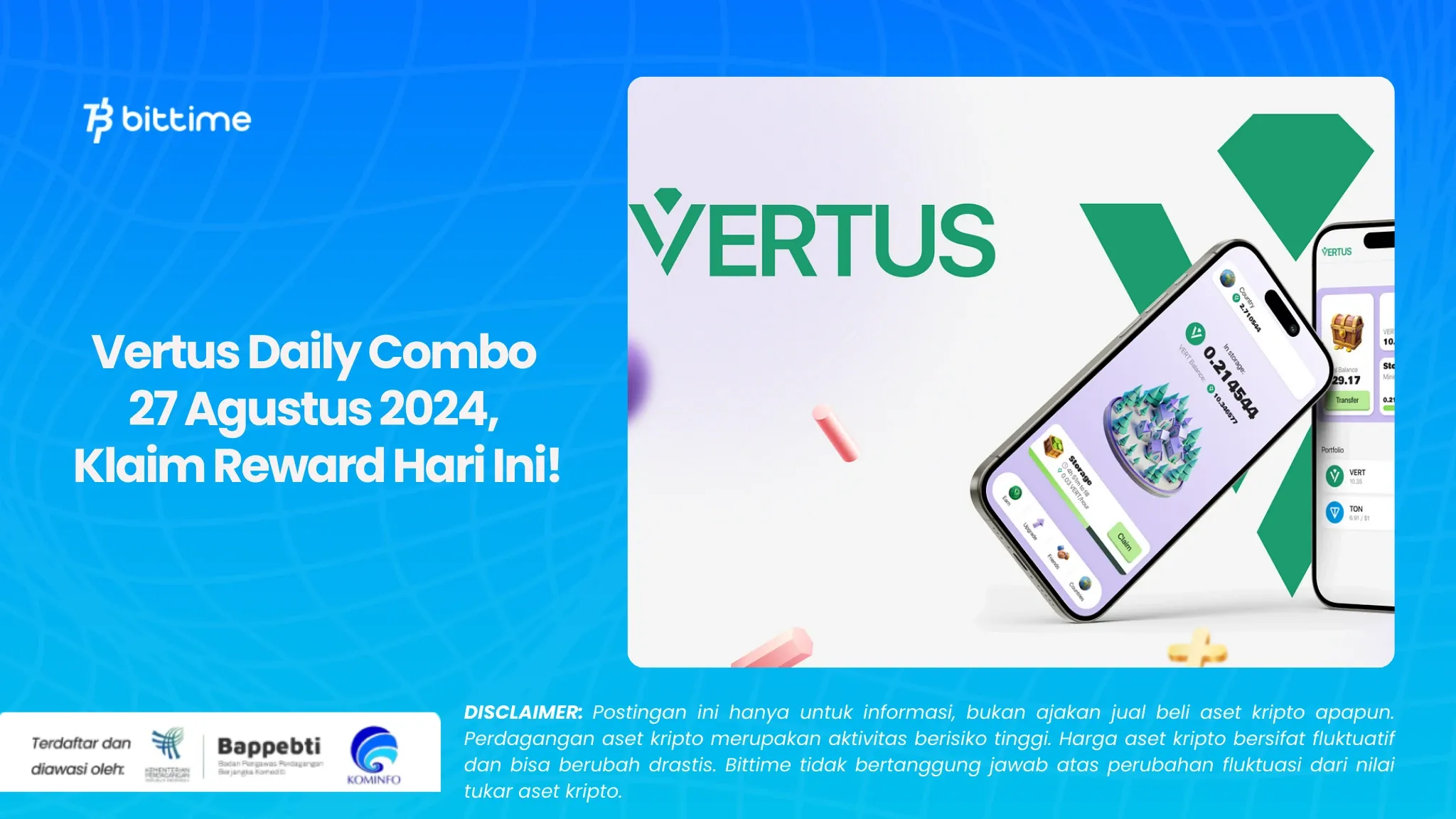 Vertus Daily Combo 27 Agustus 2024