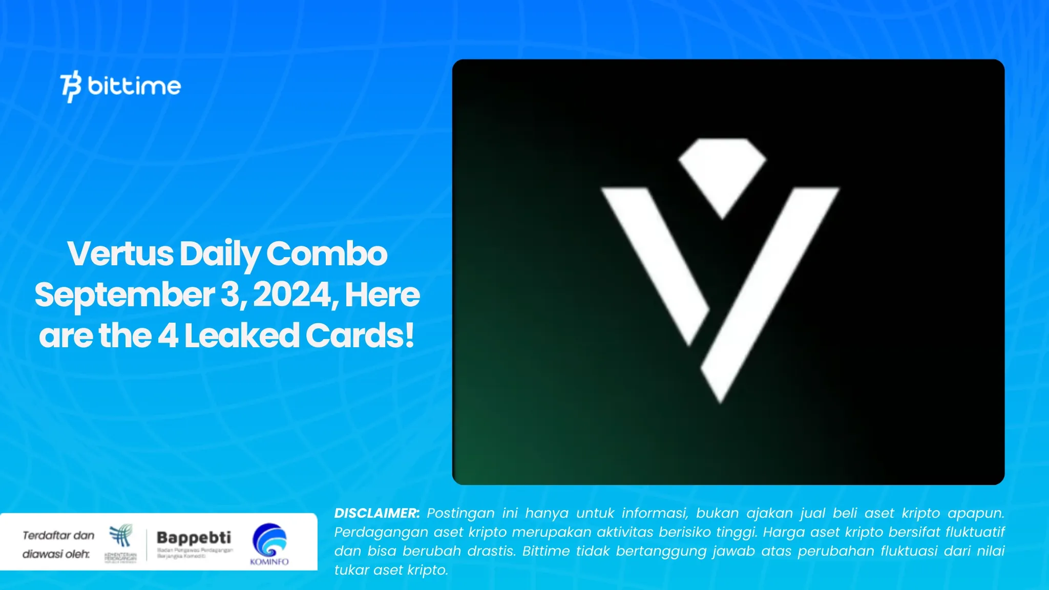 Vertus Daily Combo September 3, 2024