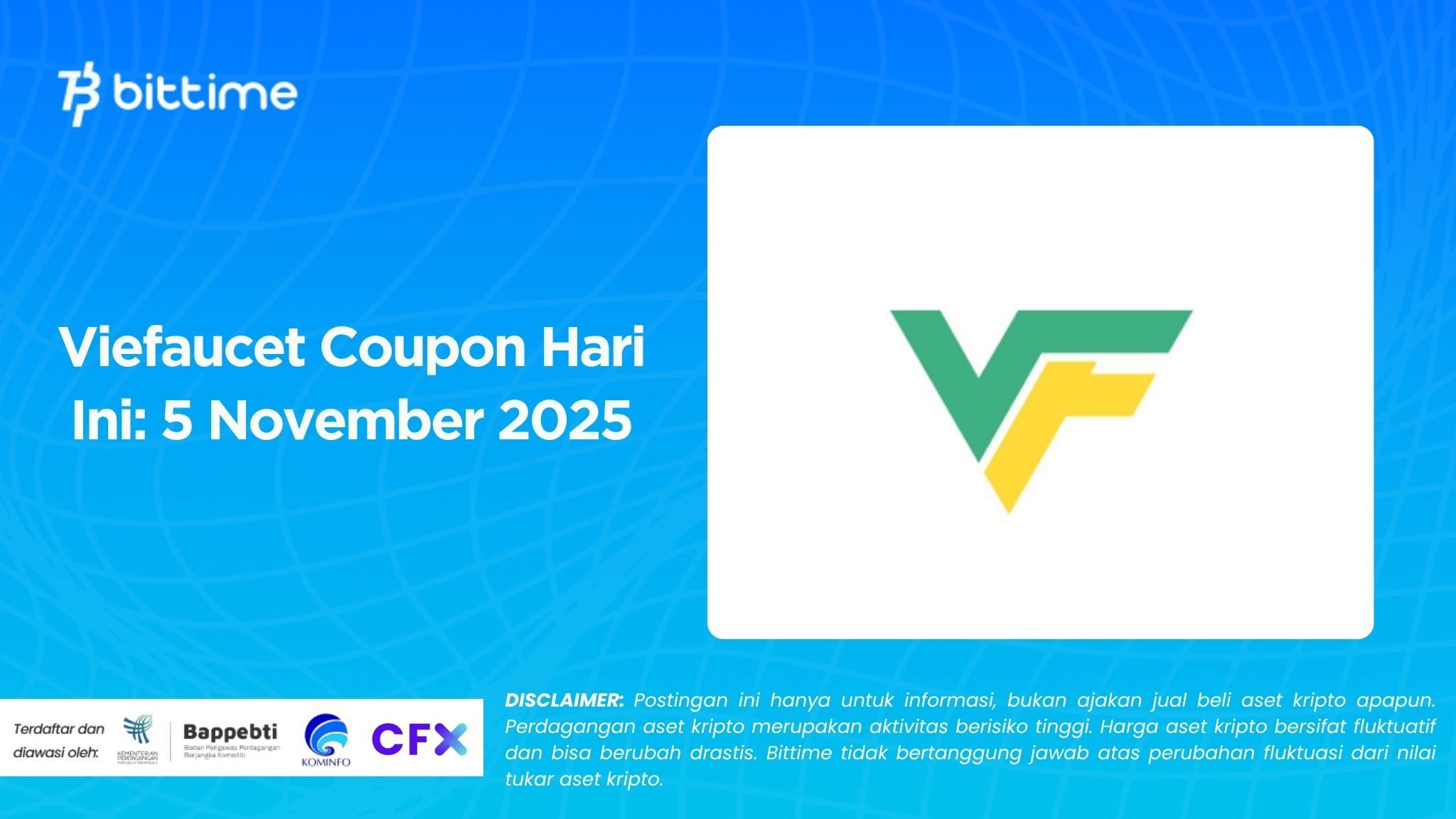 Viefaucet Coupon Hari Ini: 5 November 2025