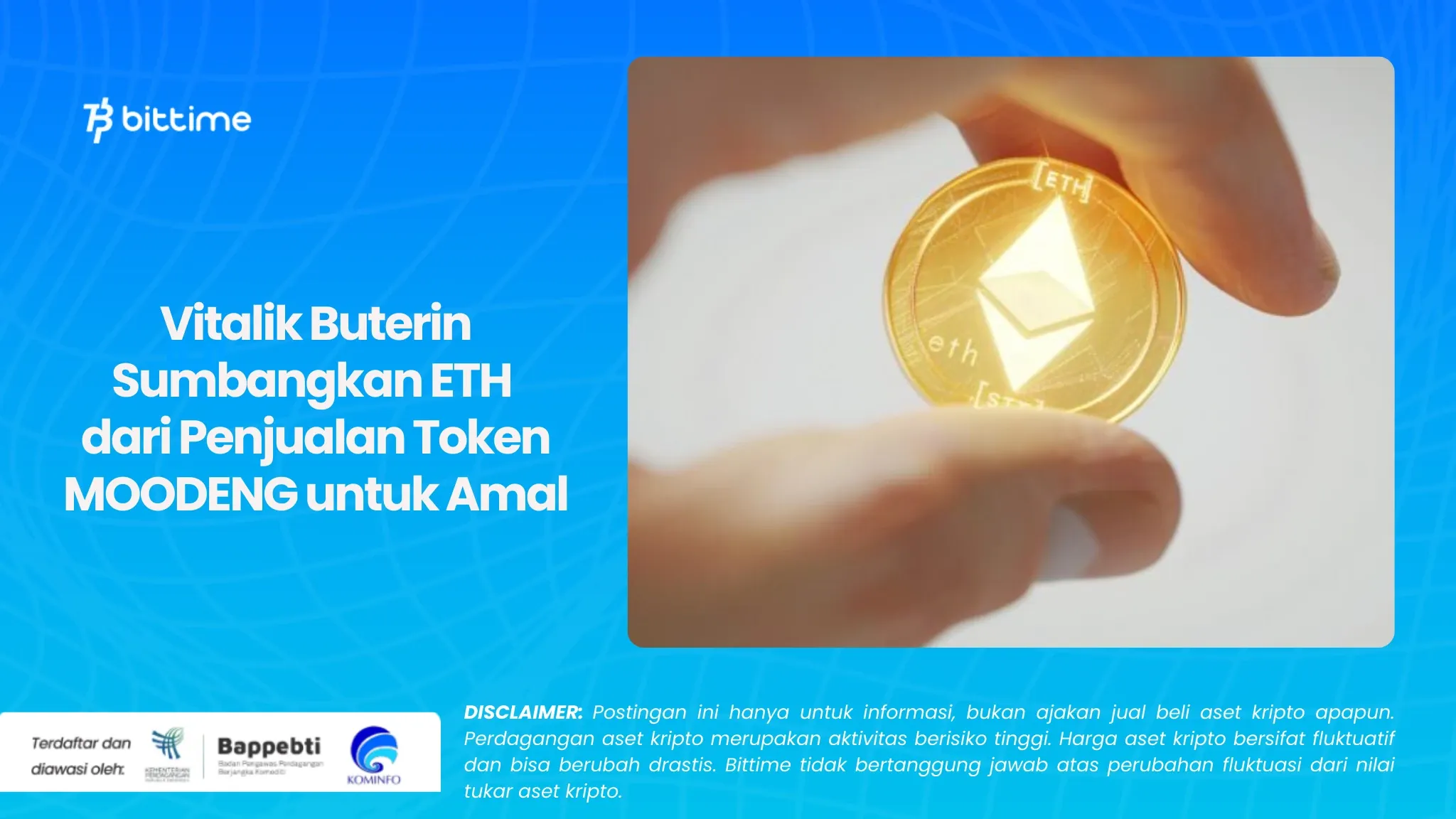 Vitalik Buterin Jual Token MOODENG