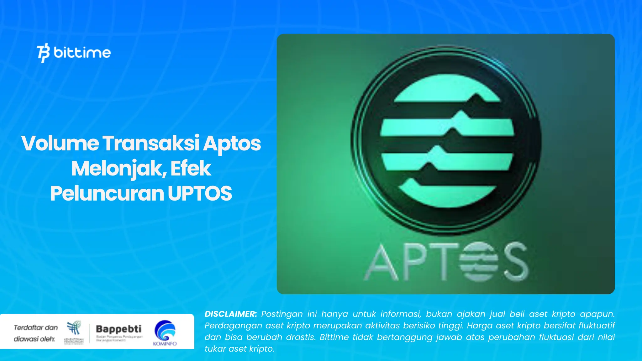 Volume Transaksi Aptos Melonjak, Efek Peluncuran UPTOS