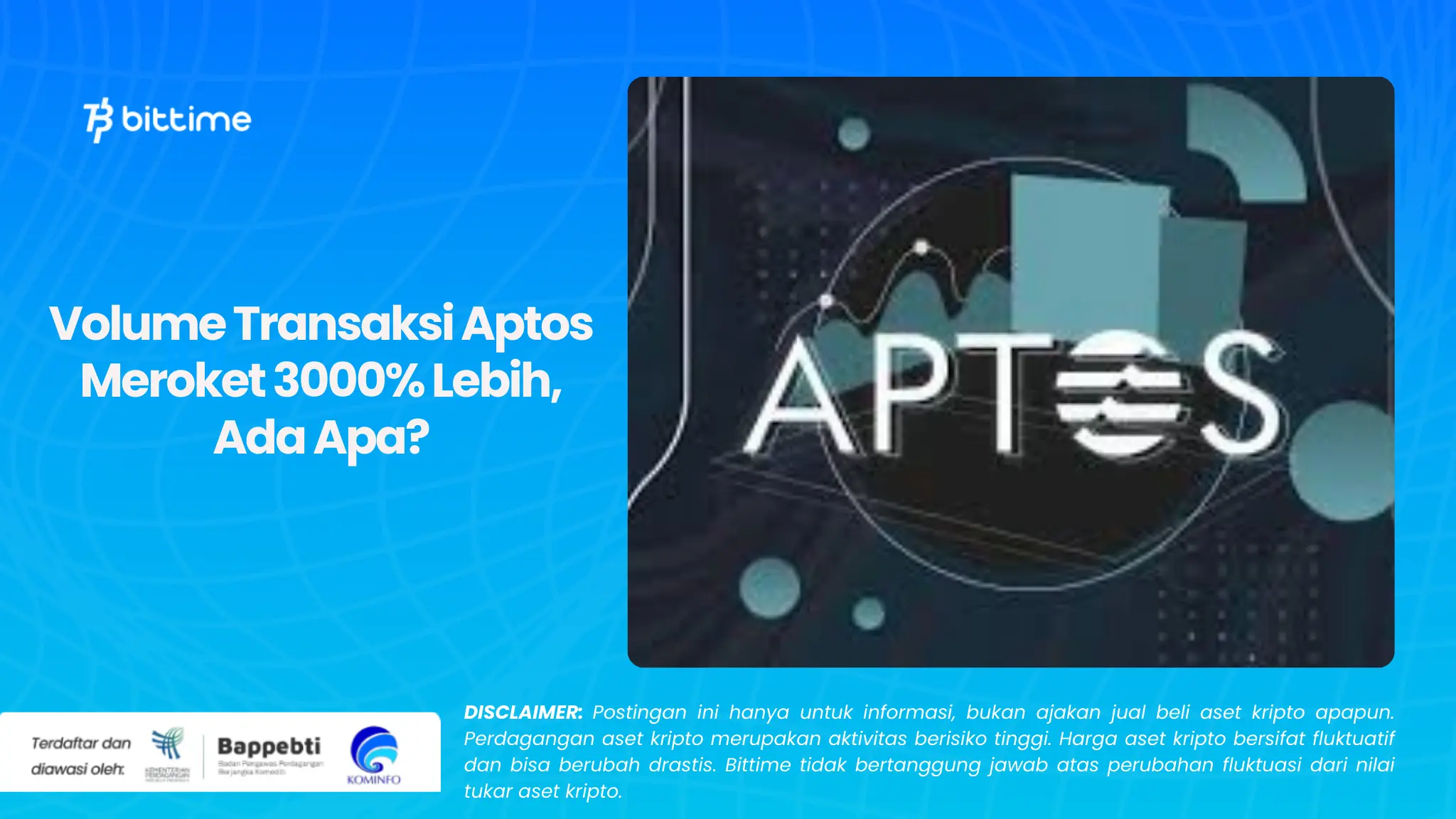 Volume Transaksi Aptos Meroket 3000% Lebih, Ada Apa?