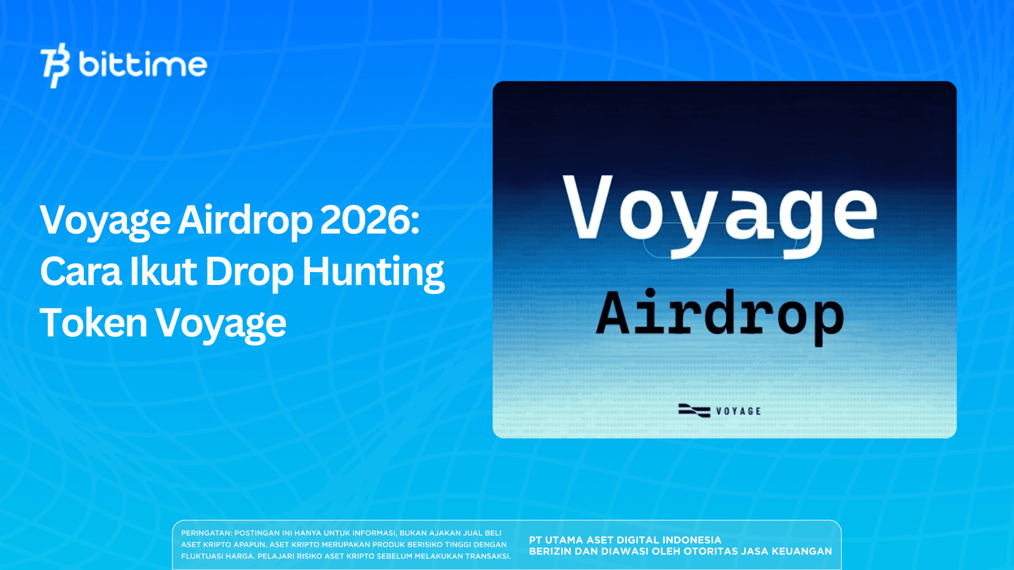 Voyage Airdrop 2026: Cara Ikut Drop Hunting Token Voyage