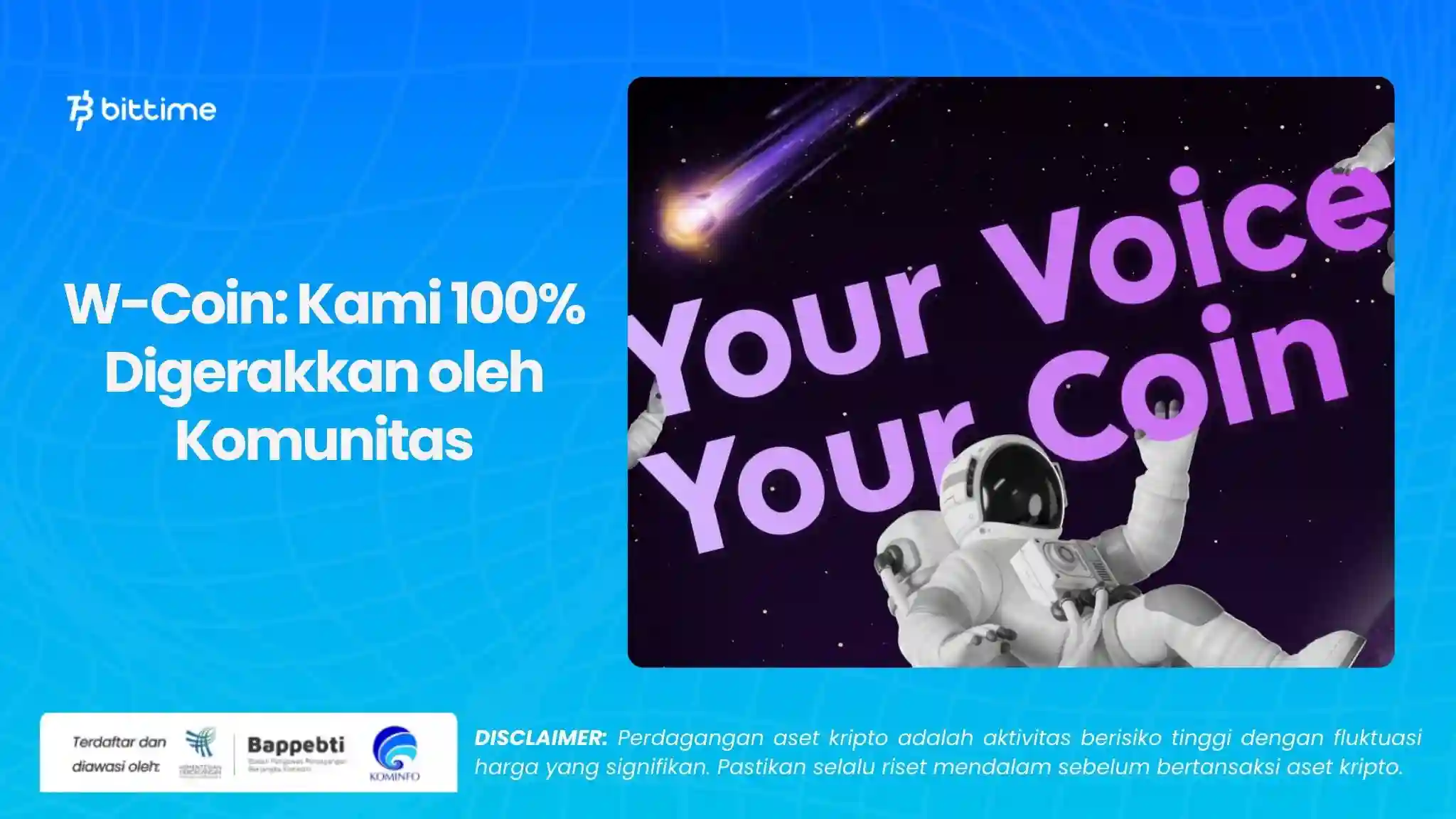 W-Coin Kami 100% Digerakkan oleh Komunitas.webp