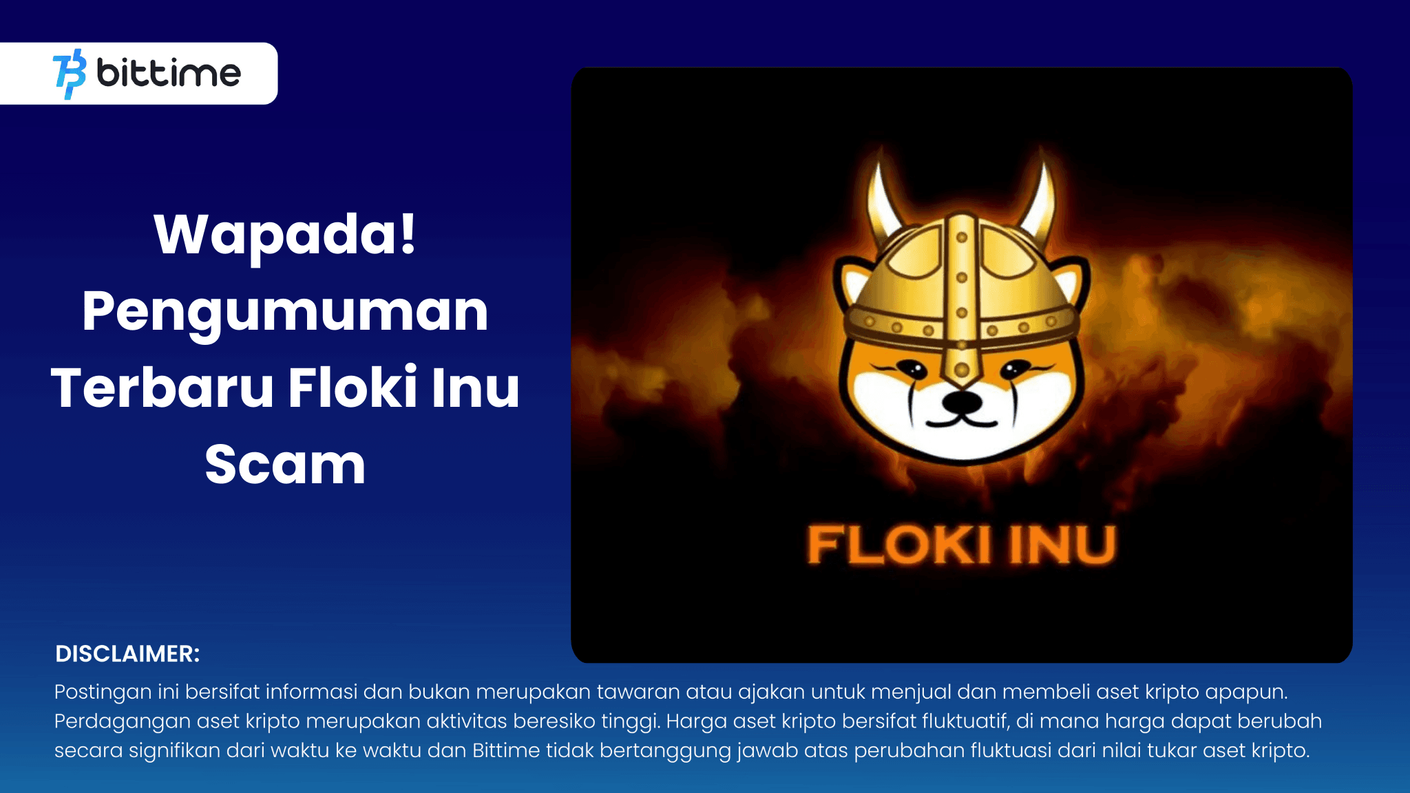 Wapada! Pengumuman Terbaru Floki Inu Scam