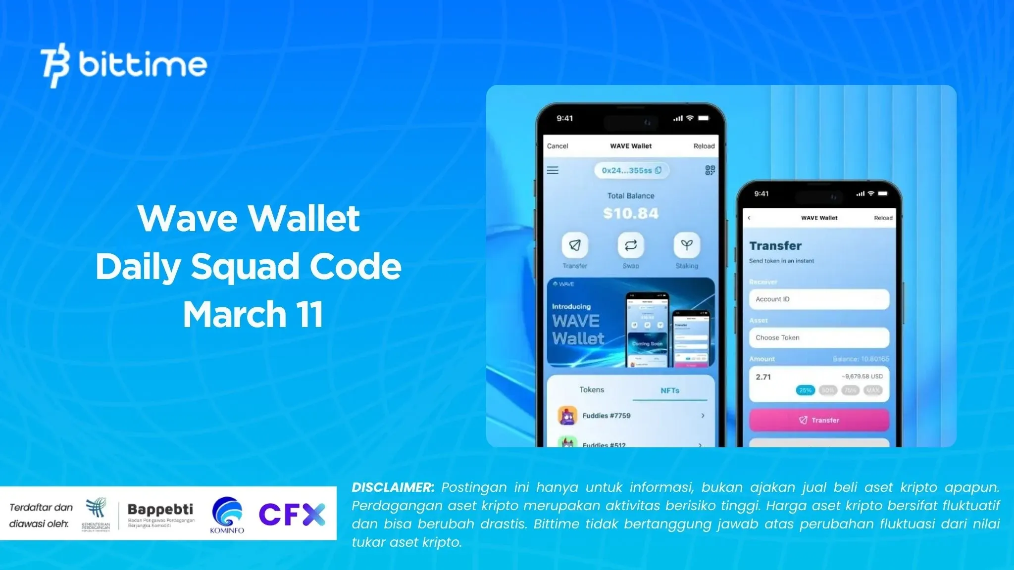 Wave Wallet Daily Squad Code March 11.webp