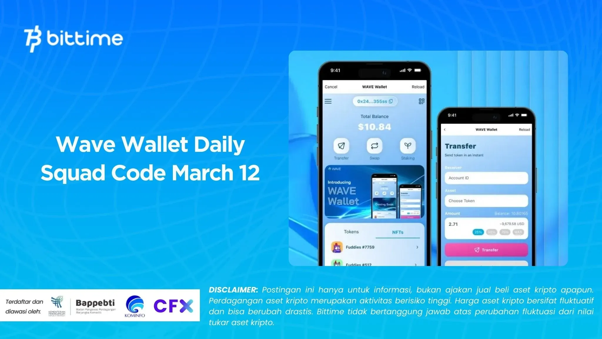 Wave Wallet Daily Squad Code March 12.webp