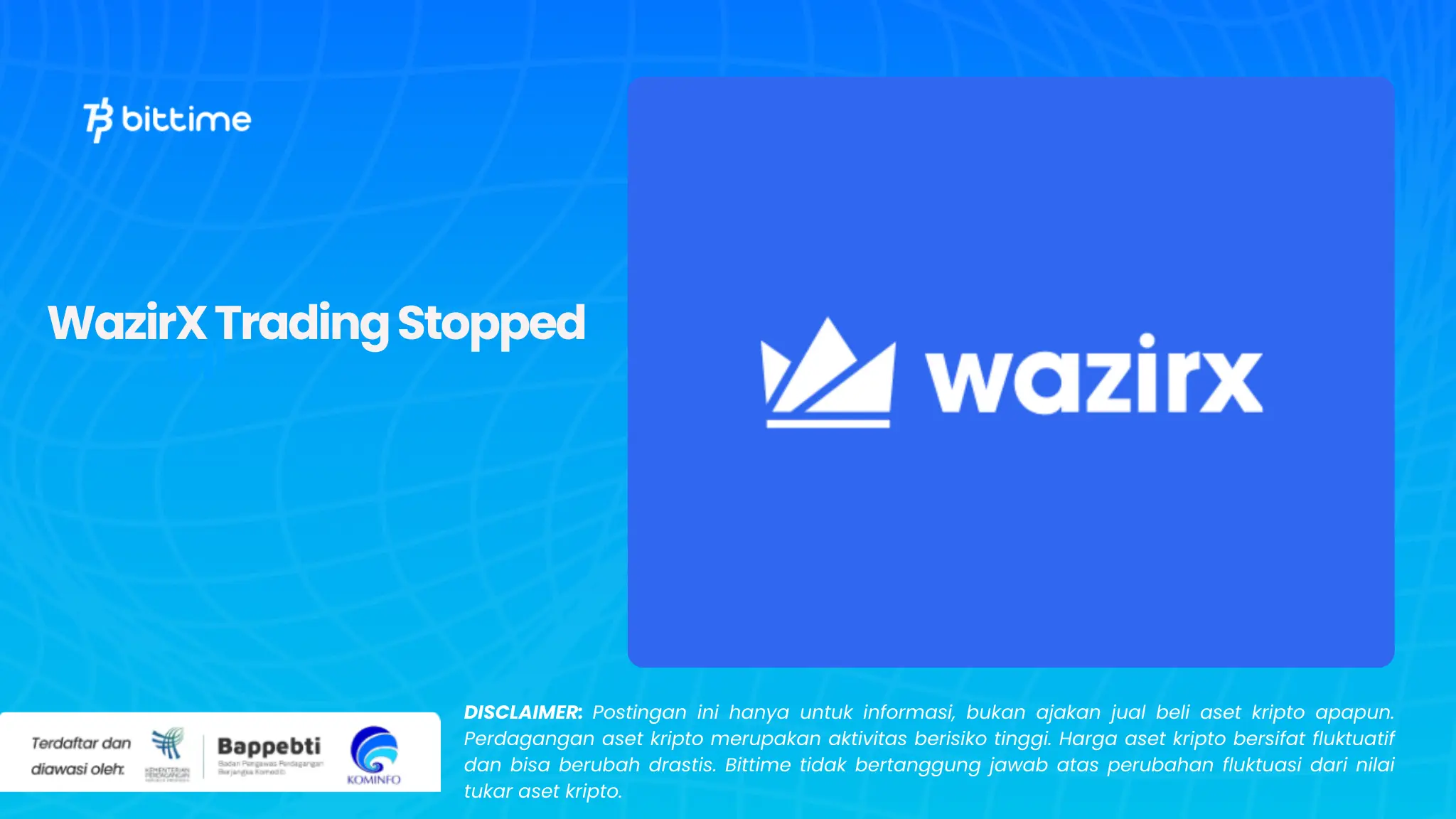 WazirX Trading Stopped