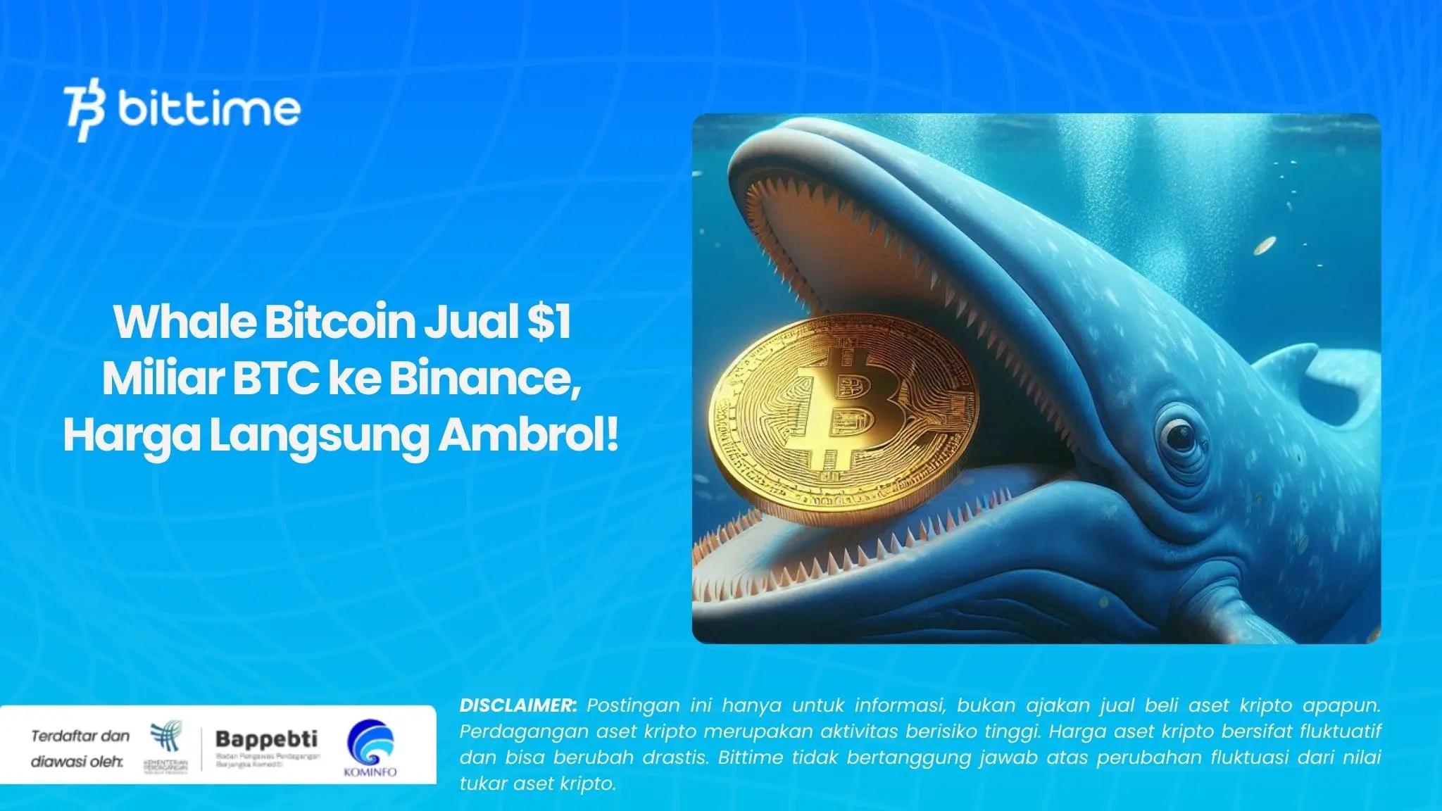 Whale Bitcoin Jual $1 Miliar BTC ke Binance, Harga Langsung Ambrol!.webp