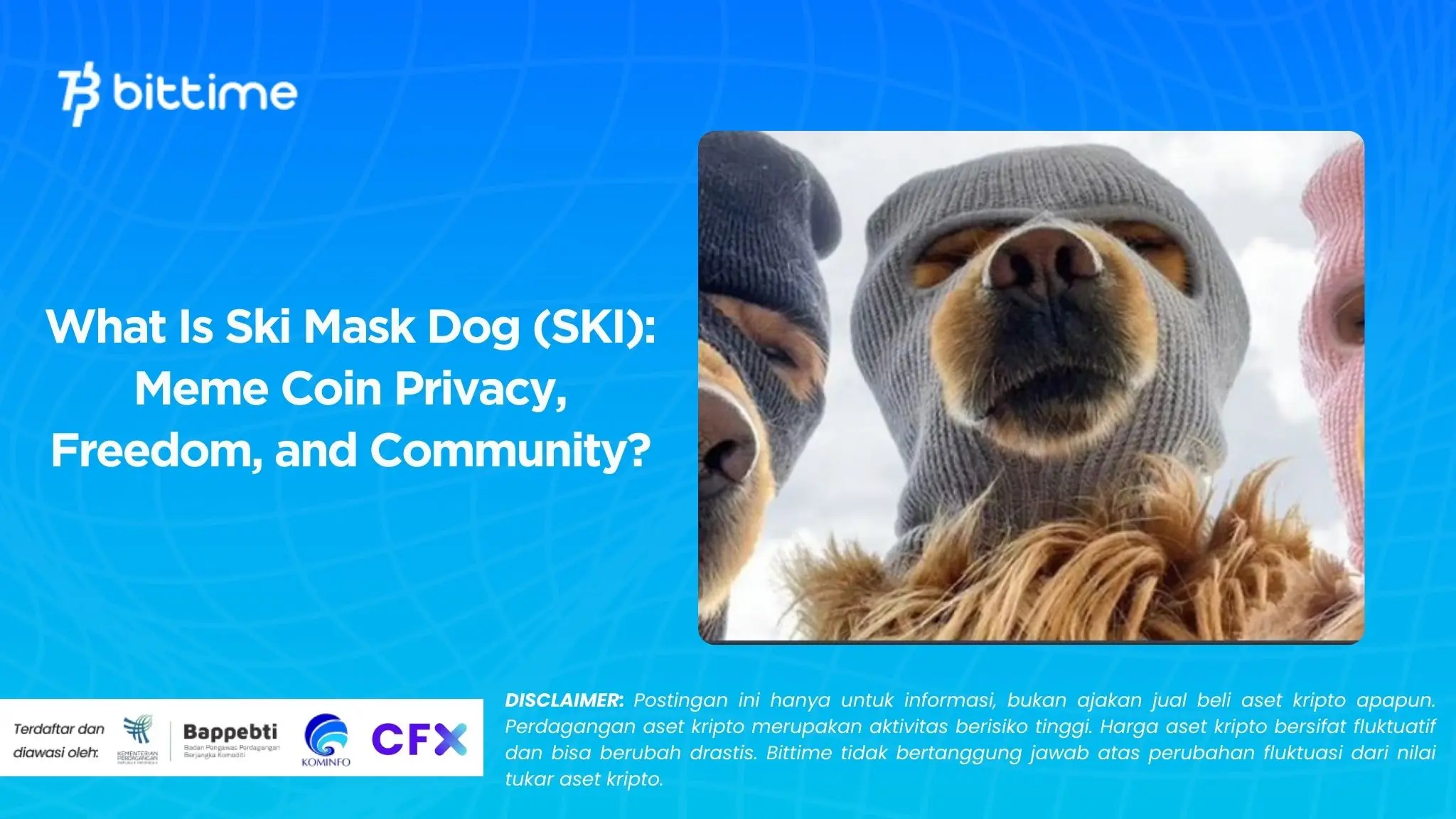 What Is Ski Mask Dog (SKI) Meme Coin Privacy, Freedom, and Community.