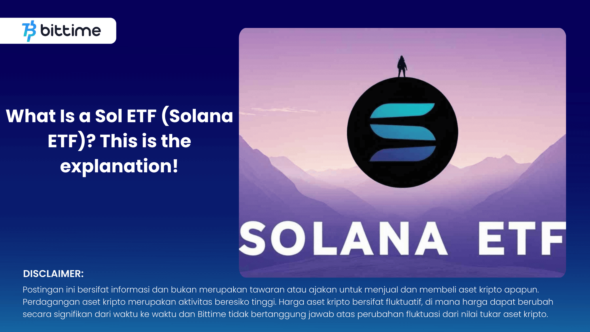 What Is a Sol ETF (Solana ETF)? This is the explanation!