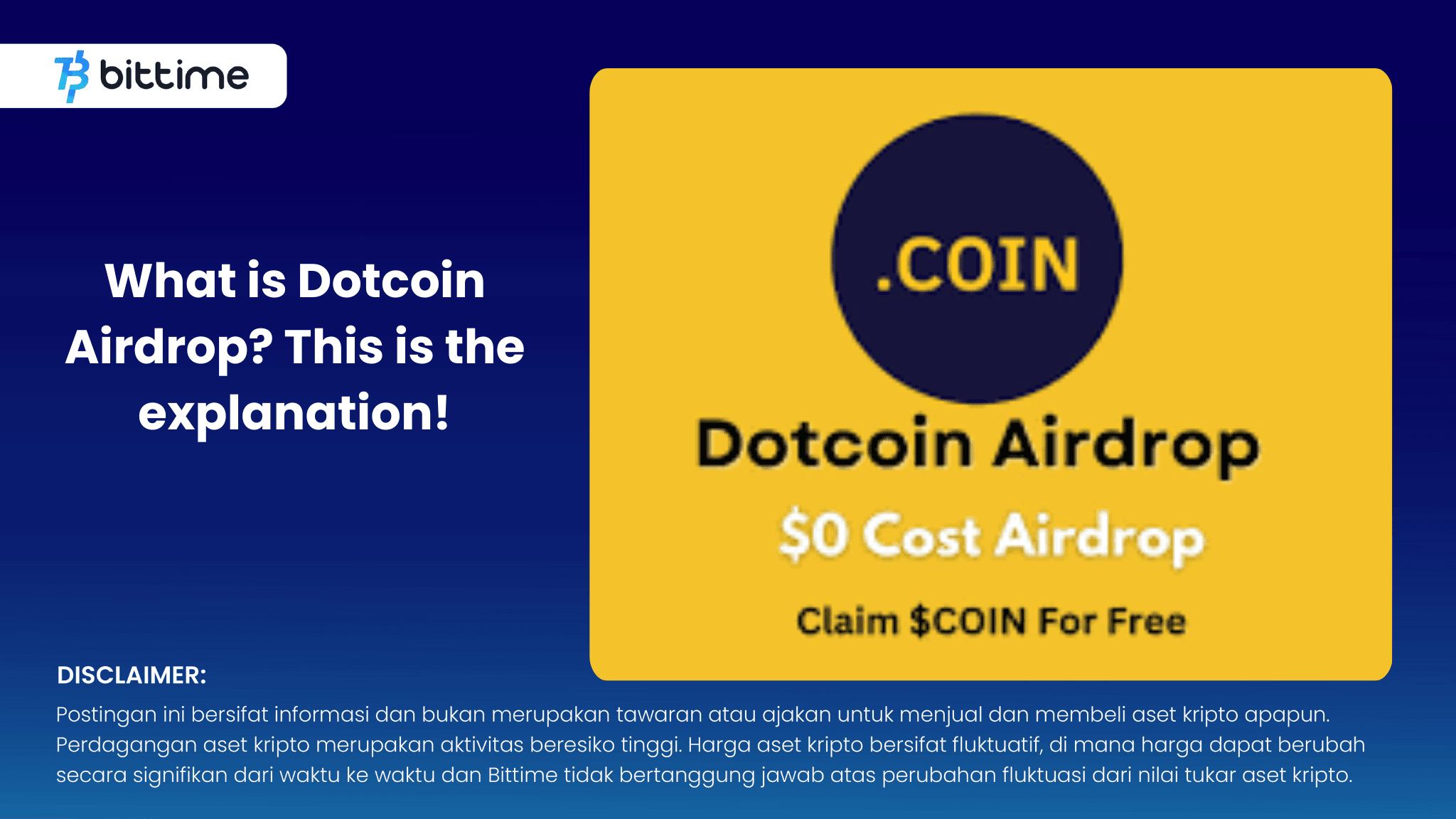 What is Dotcoin Airdrop? This is the explanation!