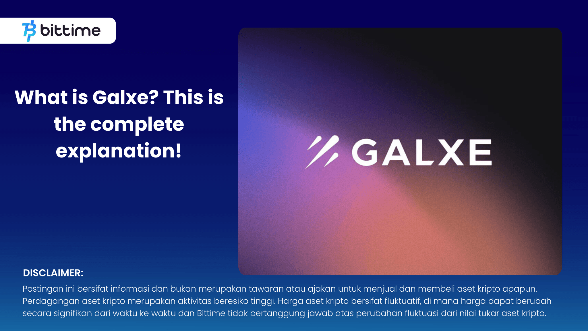 What is Galxe? This is the complete explanation!