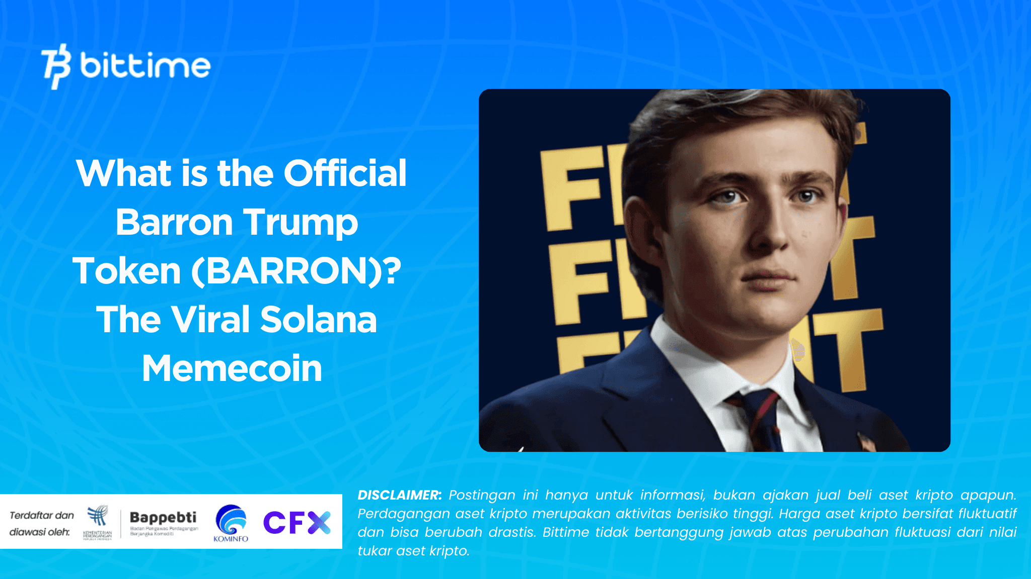 What is the Official Barron Trump Token (BARRON)? The Viral Solana Memecoin