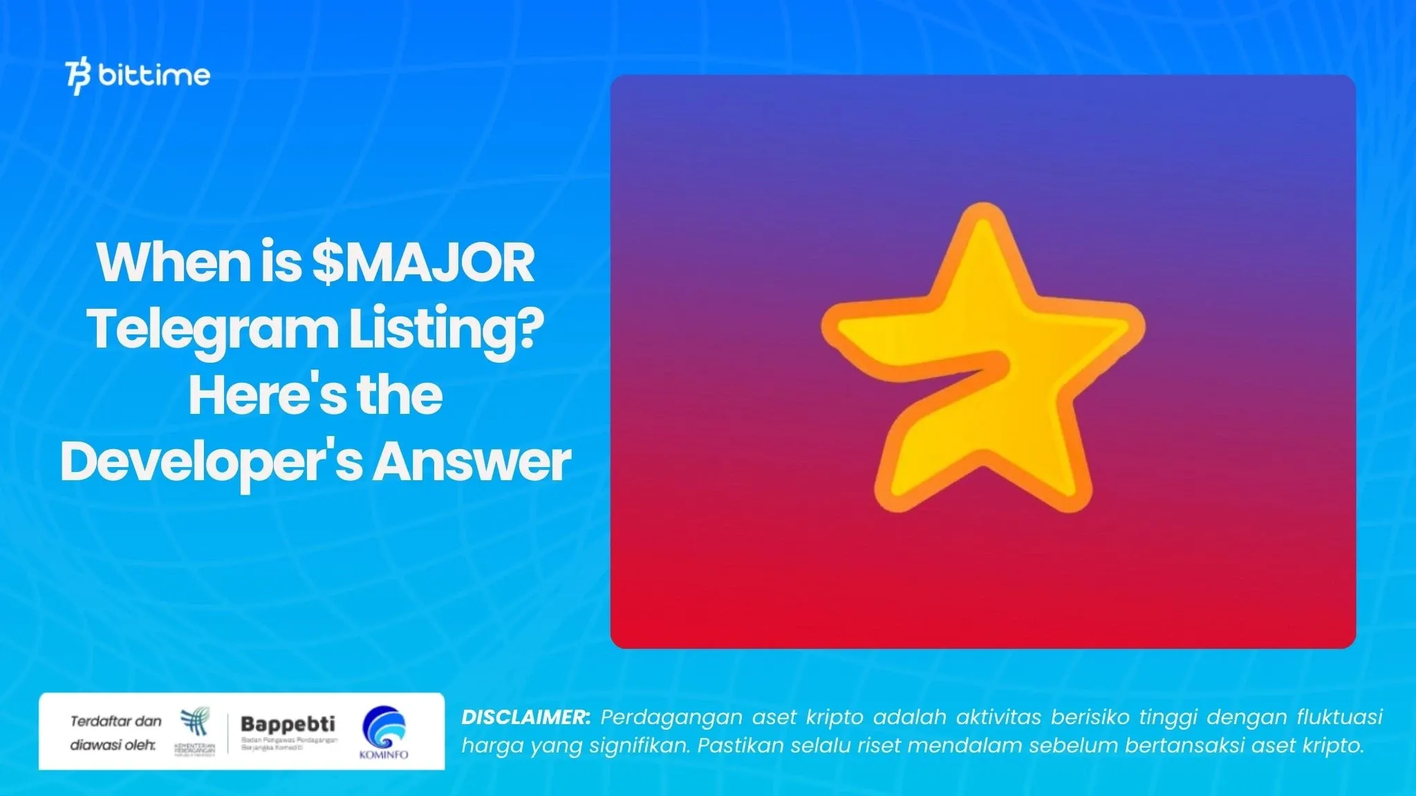 When is $MAJOR Telegram Listing Here's the Developer's Answer.webp