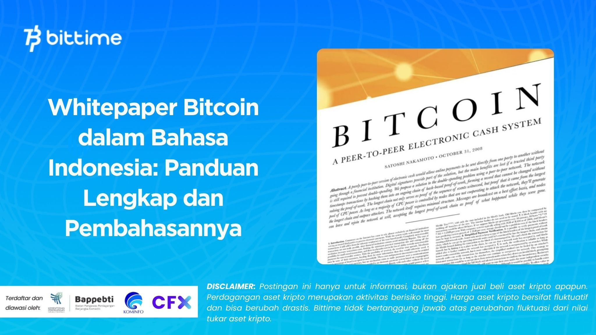 Whitepaper Bitcoin dalam Bahasa Indonesia Panduan Lengkap dan Pembahasannya