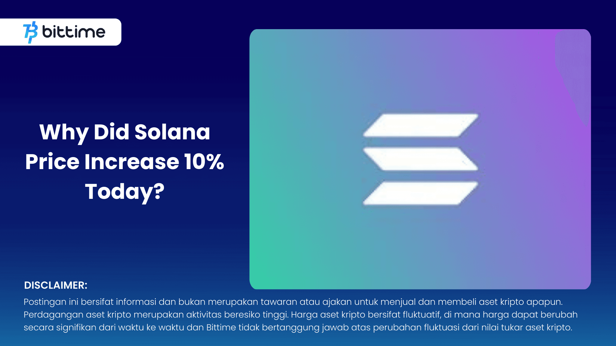 Why Did Solana Price Increase 10% Today?