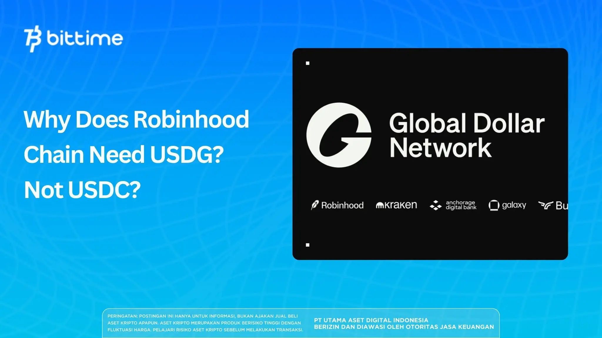 Why Does Robinhood Chain Need USDG? Not USDC?