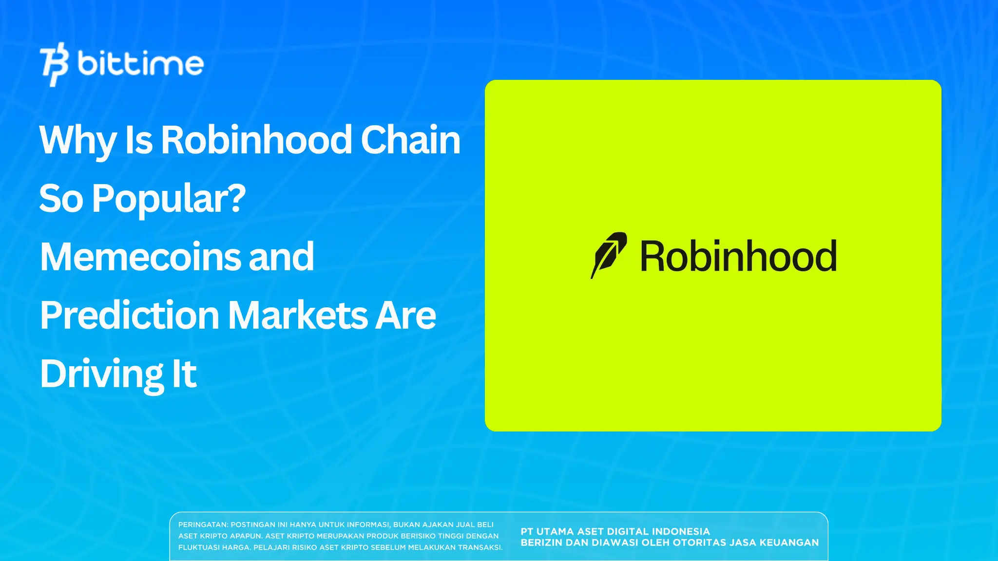 Why Is Robinhood Chain So Popular? Memecoins and Prediction Markets Are Driving It