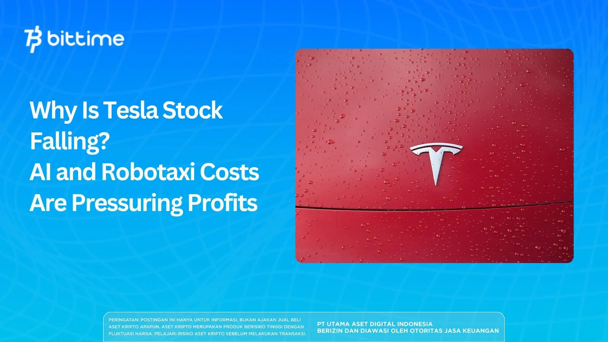 Why Is Tesla Stock Falling? AI and Robotaxi Costs Are Pressuring Profits