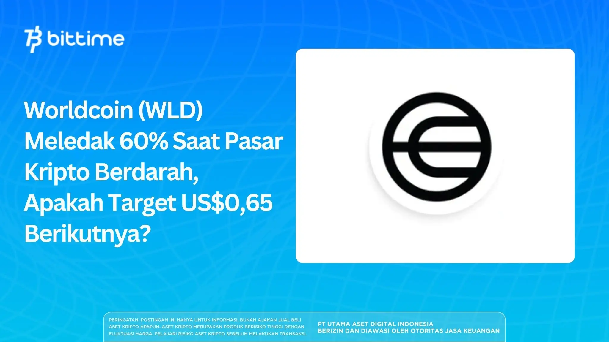 Worldcoin (WLD) Meledak 60% Saat Pasar Kripto Berdarah, Apakah Target US$0,65 Berikutnya?