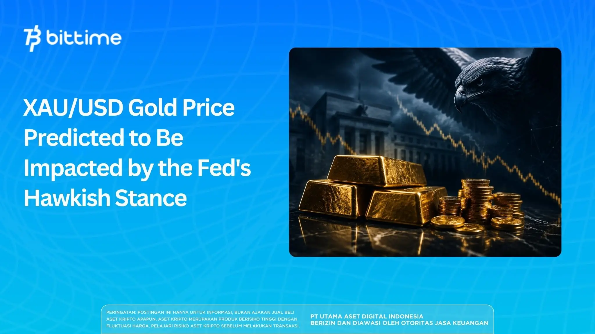 XAU/USD Gold Price Predicted Impacted by the Fed's Hawkish Stance