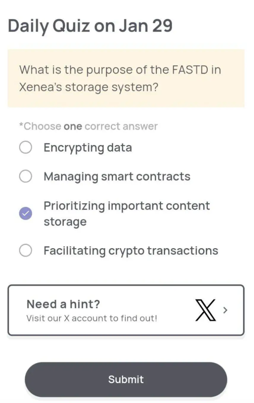 XENEA Wallet Daily Quiz Answers Today & Tomorrow January 29 & January 30, 2026 - answer.webp