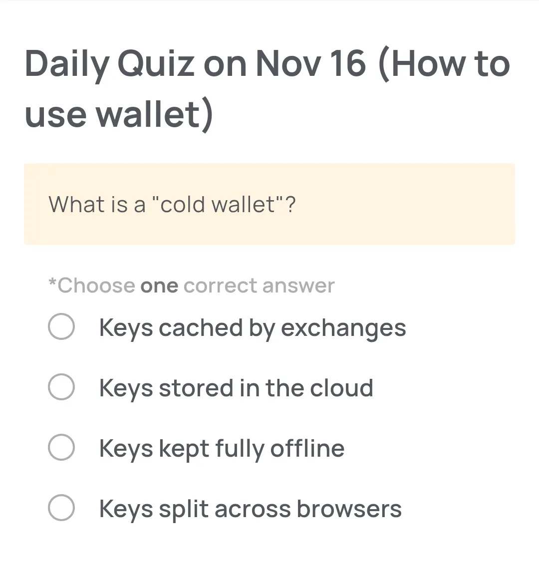 XENEA Wallet Daily Quiz Jawaban Hari Ini & Besok 16 November & 17 November 2025 - jawaban.webp