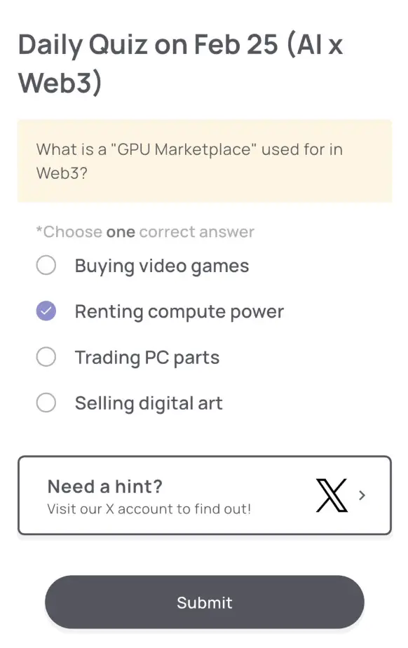 XENEA Wallet Daily Quiz Jawaban Hari Ini & Besok 25 Februari & 26 Februari 2026 - jawaban.webp