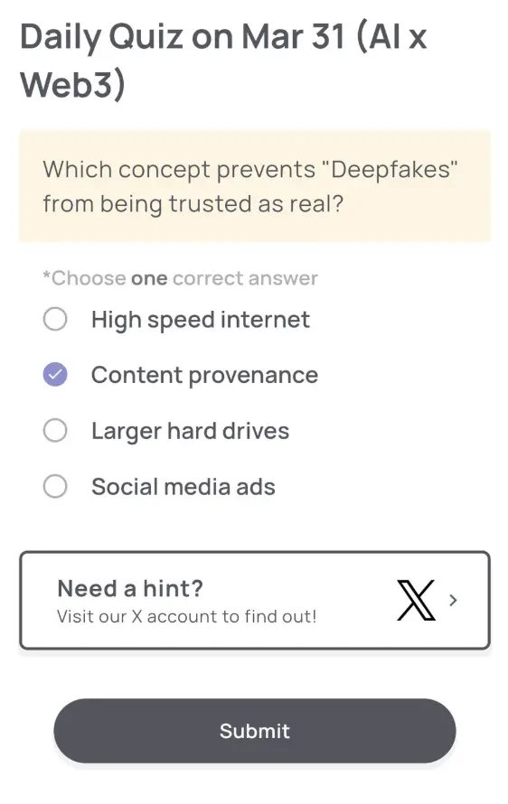 XENEA Wallet Daily Quiz Jawaban Hari Ini & Besok 31 Maret & 1 April 2026 - jawaban.webp