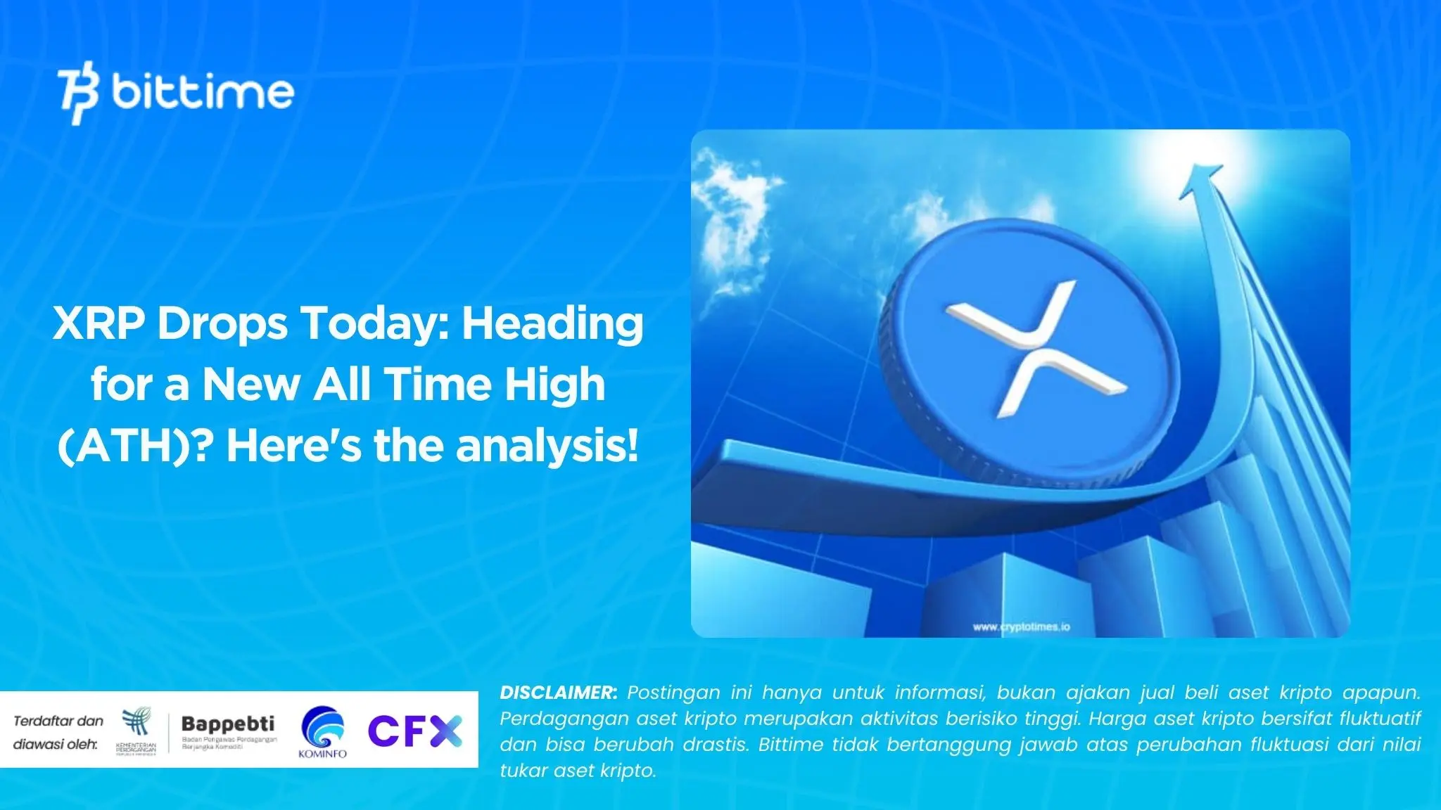 XRP Drops Today Heading for a New All Time High (ATH) Here's the analysis!