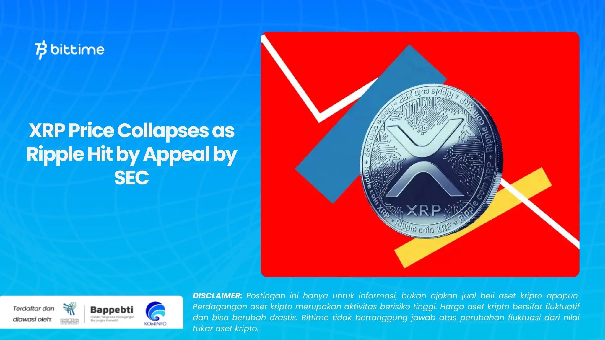 XRP Price Collapses as Ripple Hit by Appeal by SEC.webp