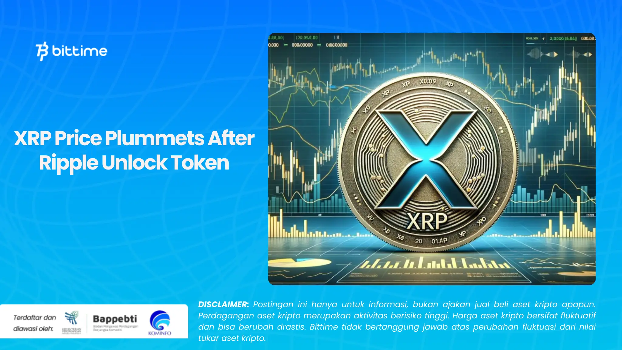 XRP Price Plummets After Ripple Unlock Token