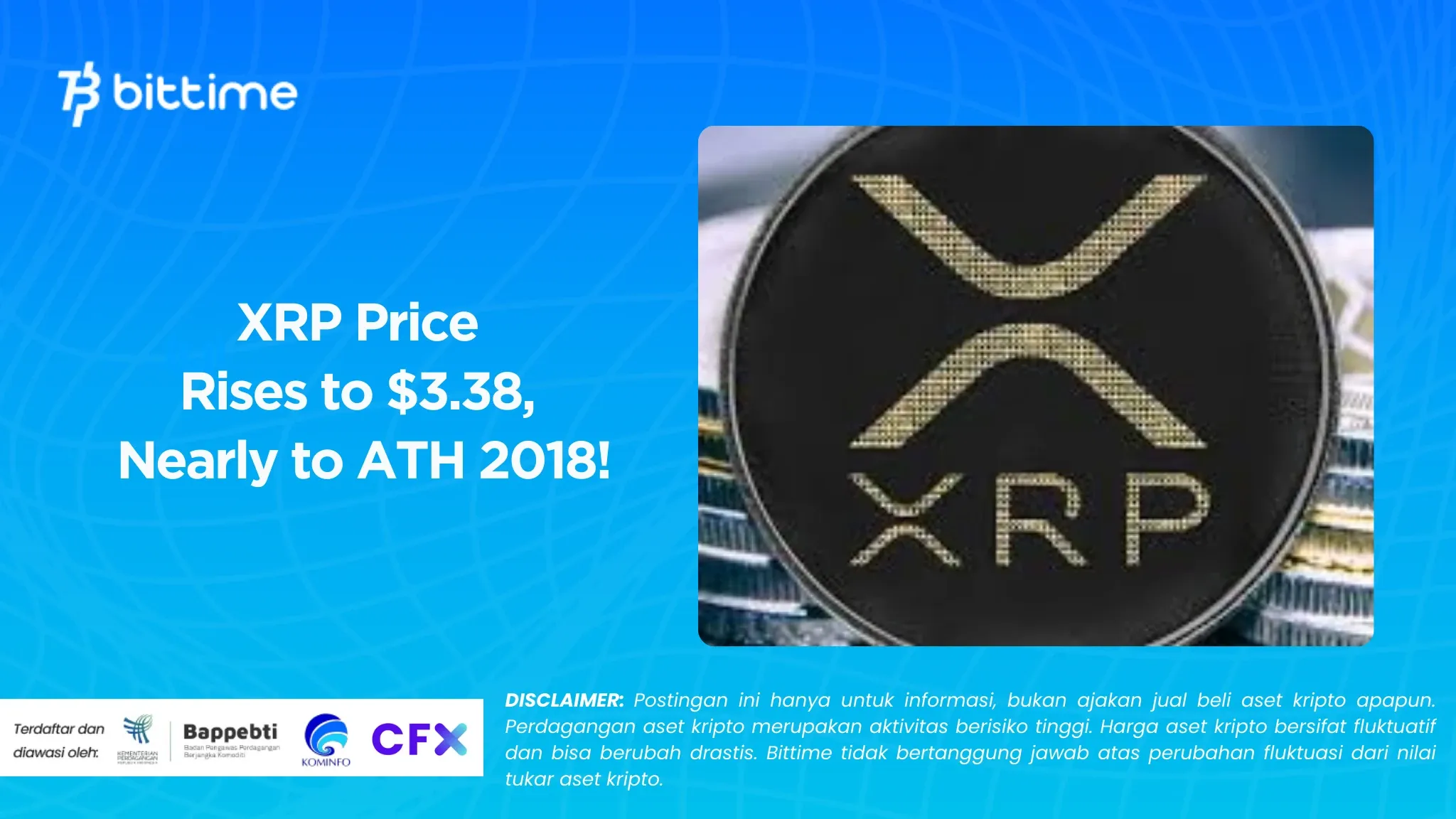 XRP Price Rises Nearly to ATH