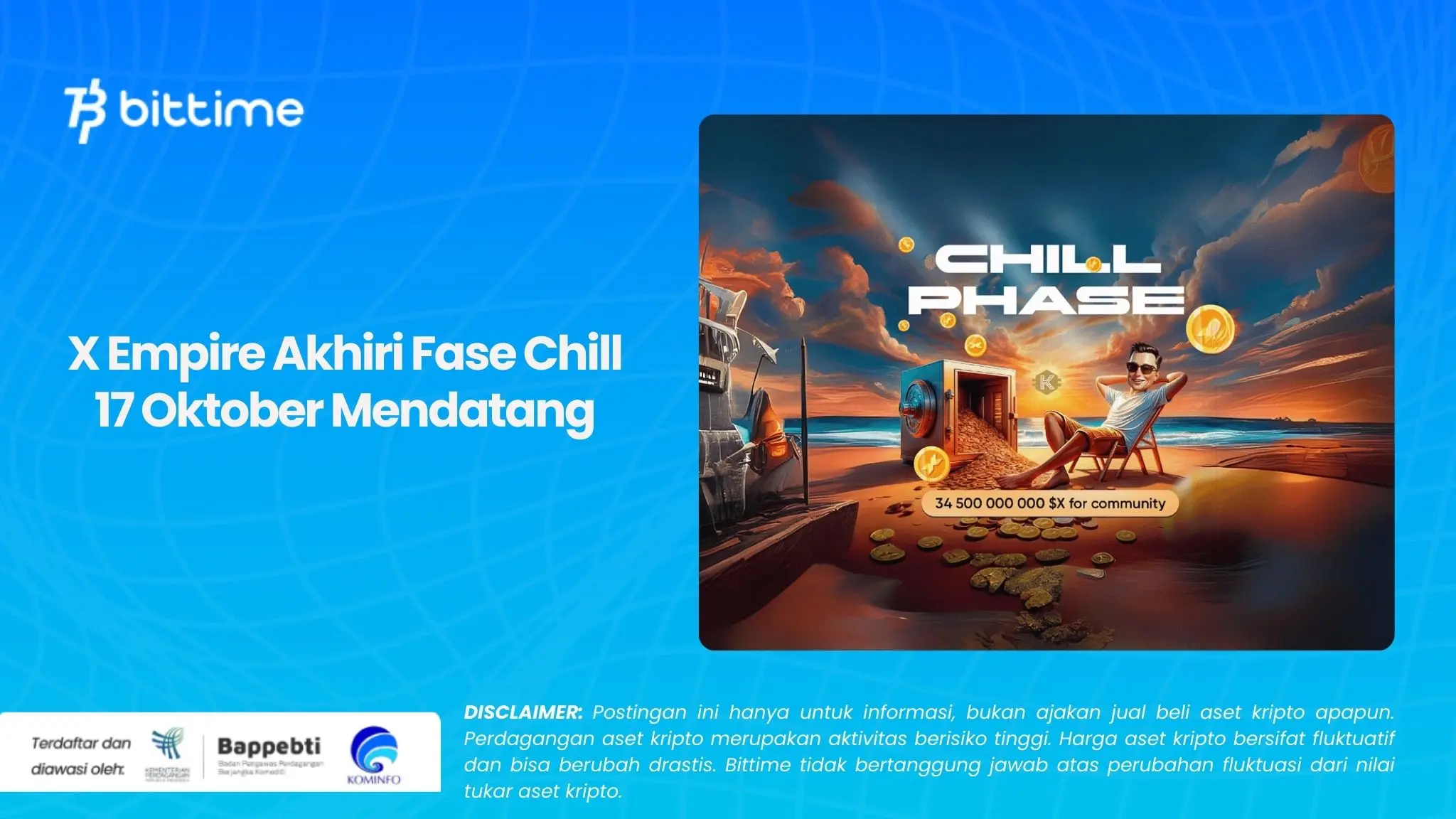 X Empire Akhiri Fase Chill 17 Oktober Mendatang.webp