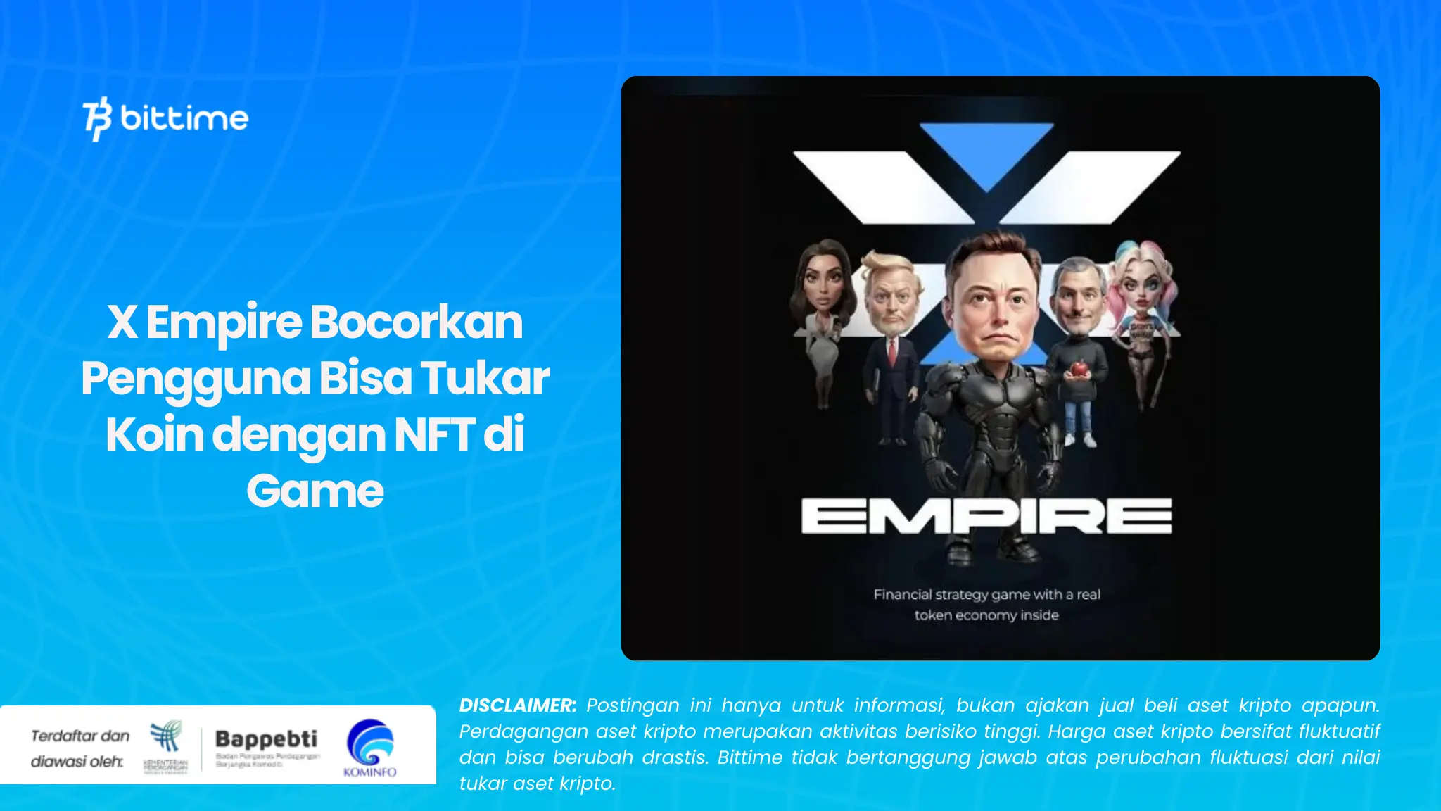 X Empire Bocorkan Pengguna Bisa Tukar Koin dengan NFT di Game.webp