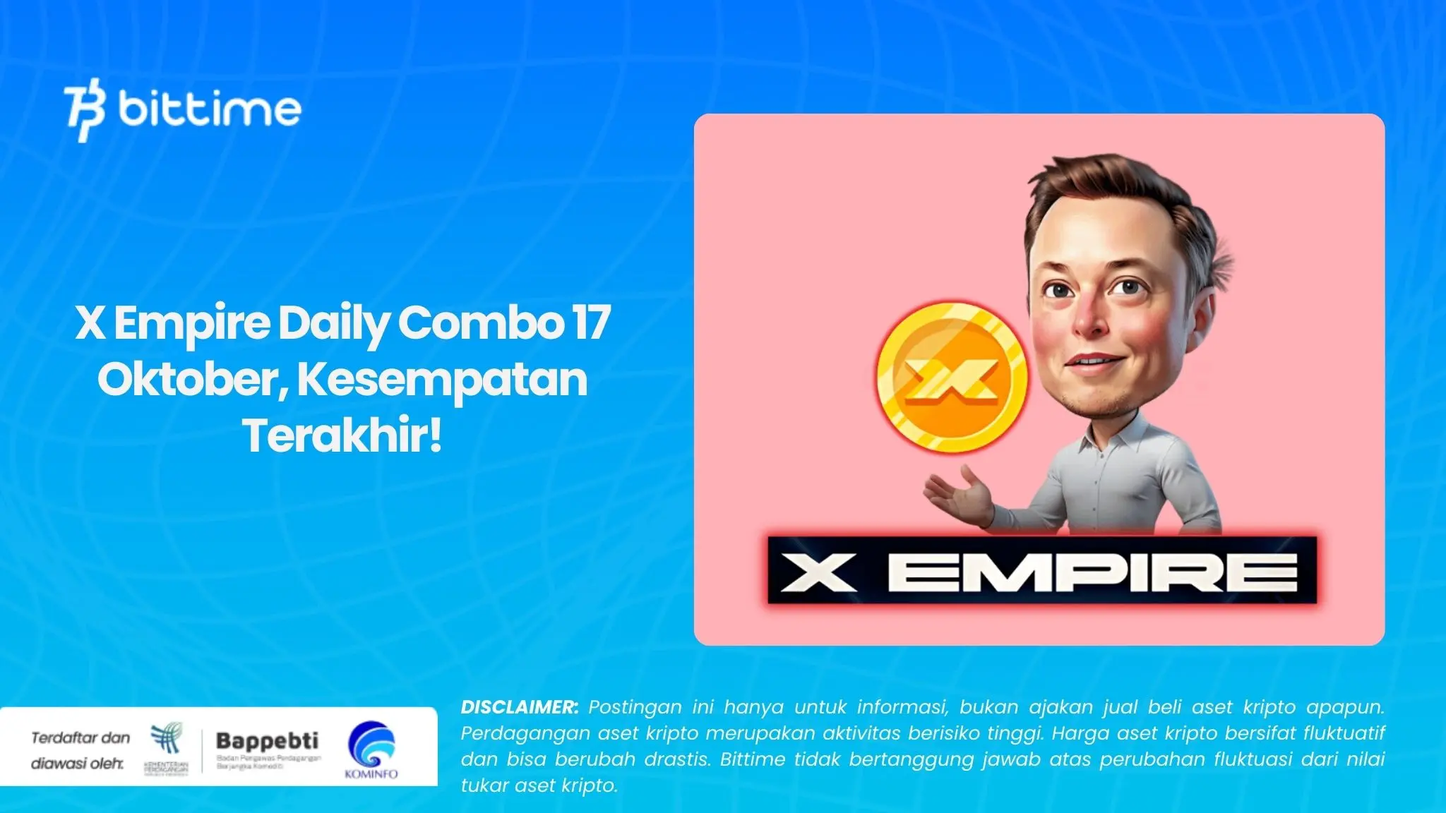 X Empire Daily Combo 17 Oktober, Kesempatan Terakhir!.webp