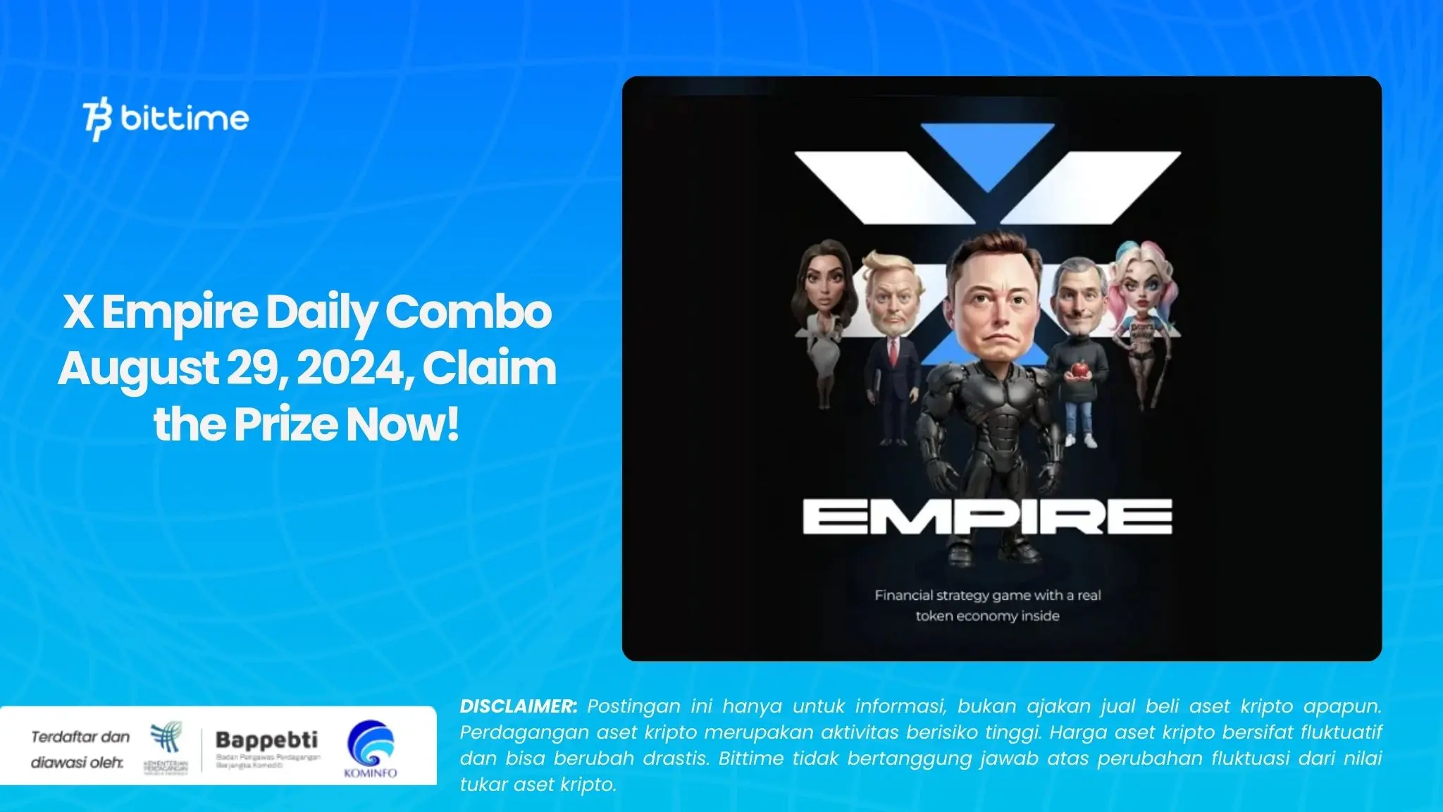 X Empire Daily Combo August 29, 2024, Claim the Prize Now!.webp