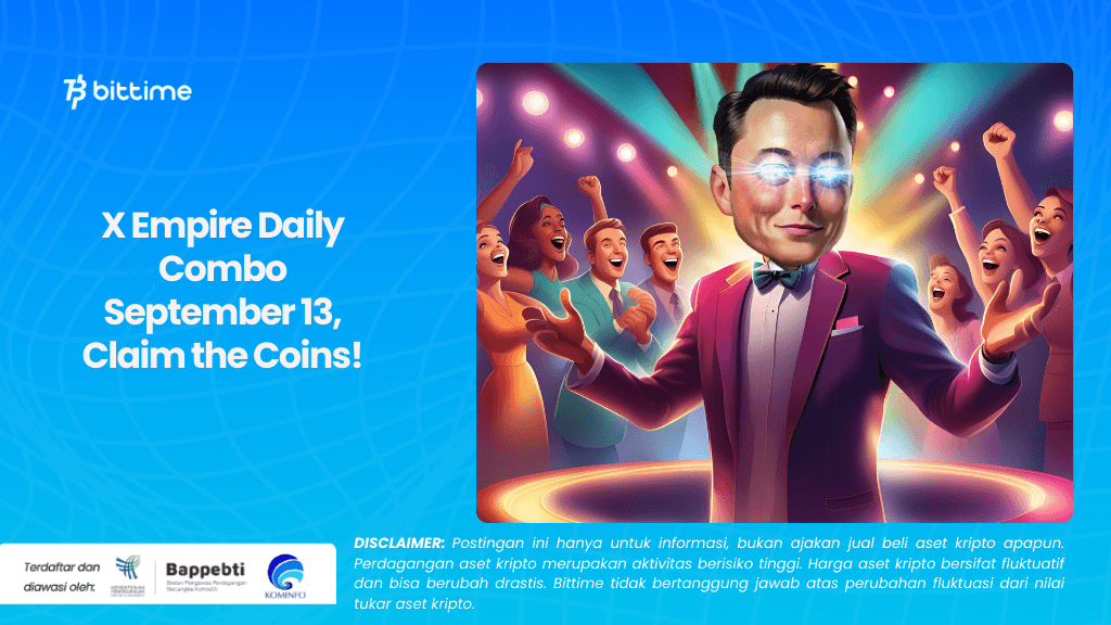 X Empire Daily Combo September 13, Claim the Coins!.