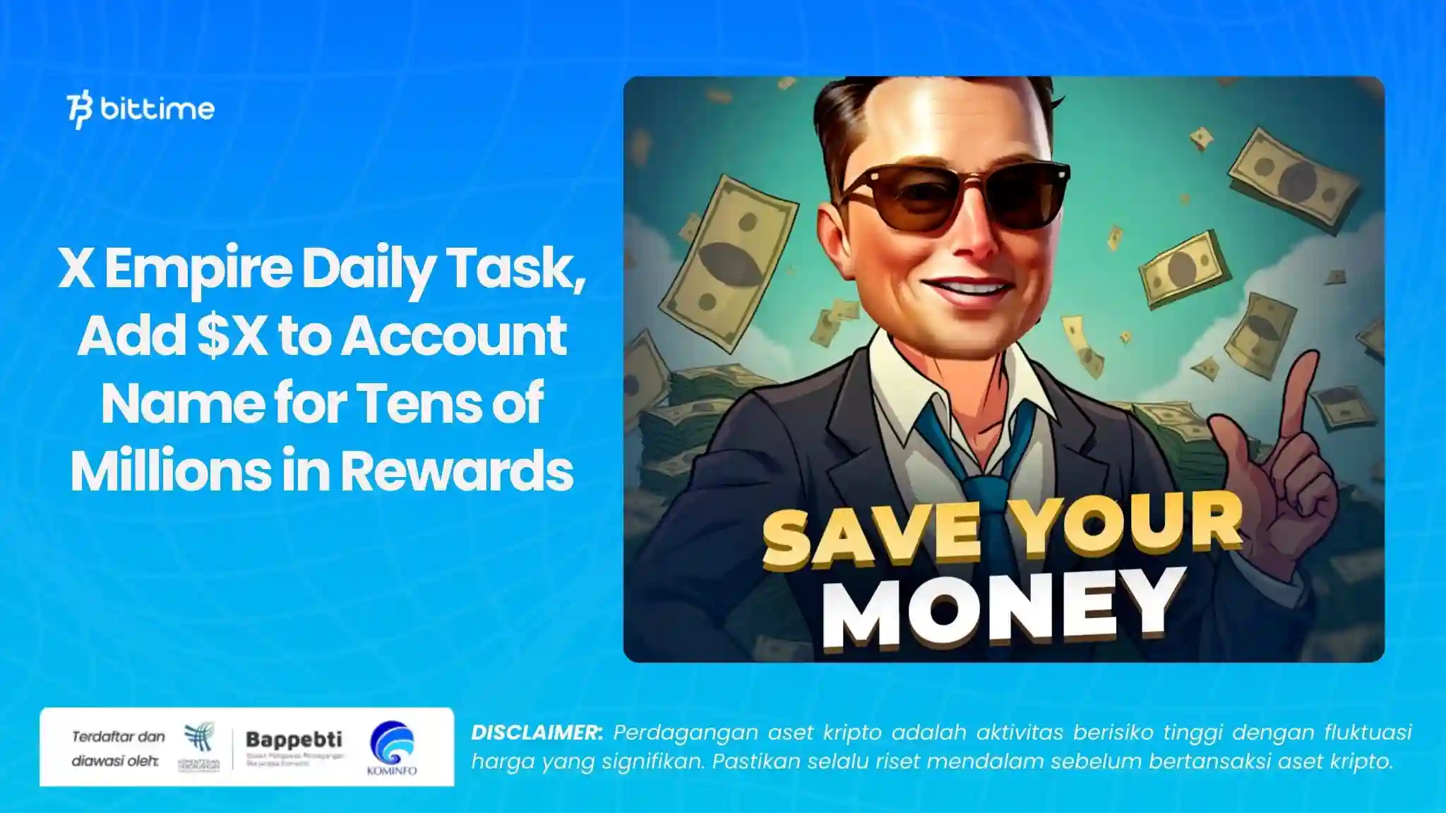 X Empire Daily Task, Add $X to Account Name for Tens of Millions in Rewards.webp