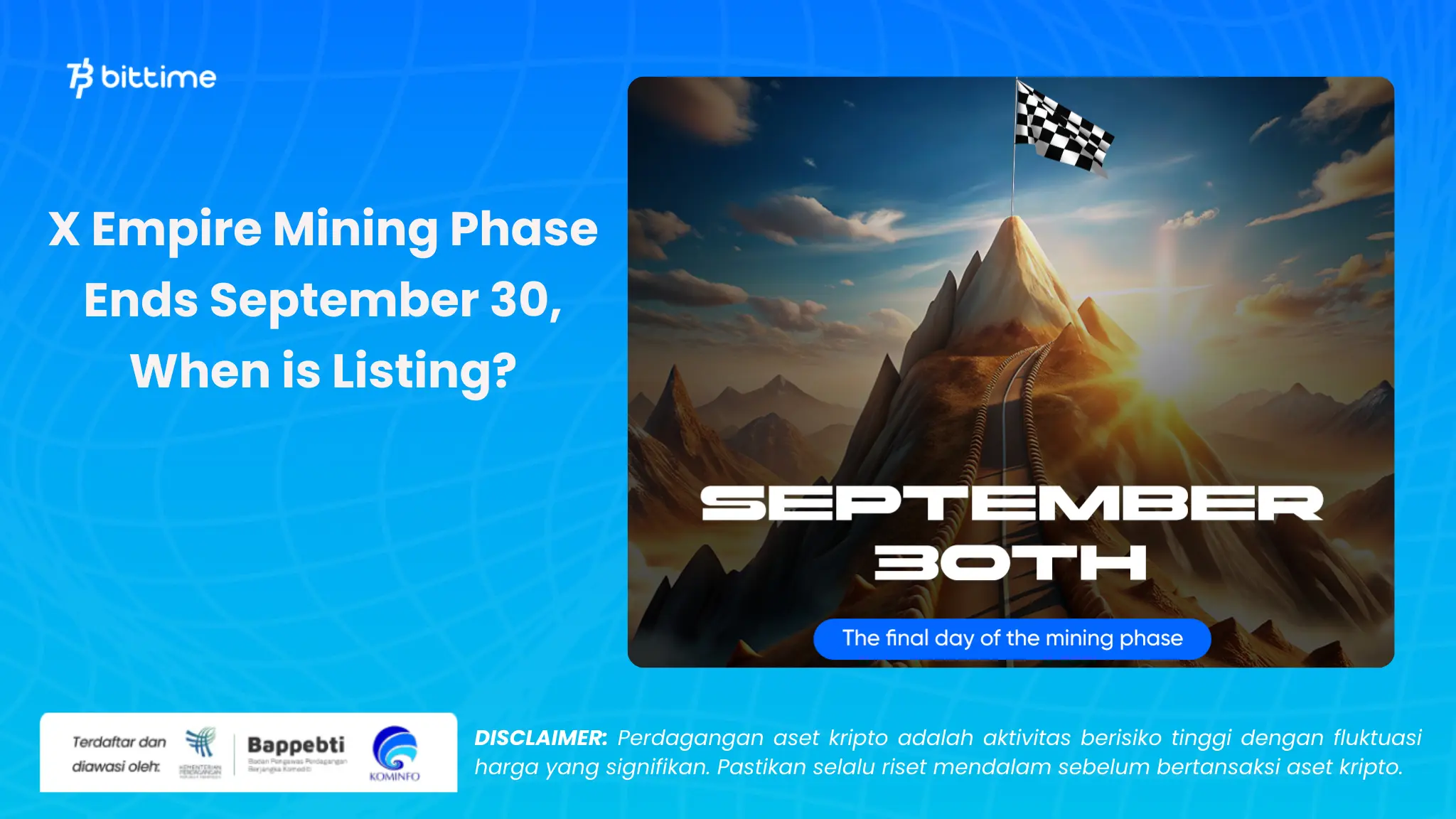 X Empire Mining Phase Berakhir 30 September - Bittime