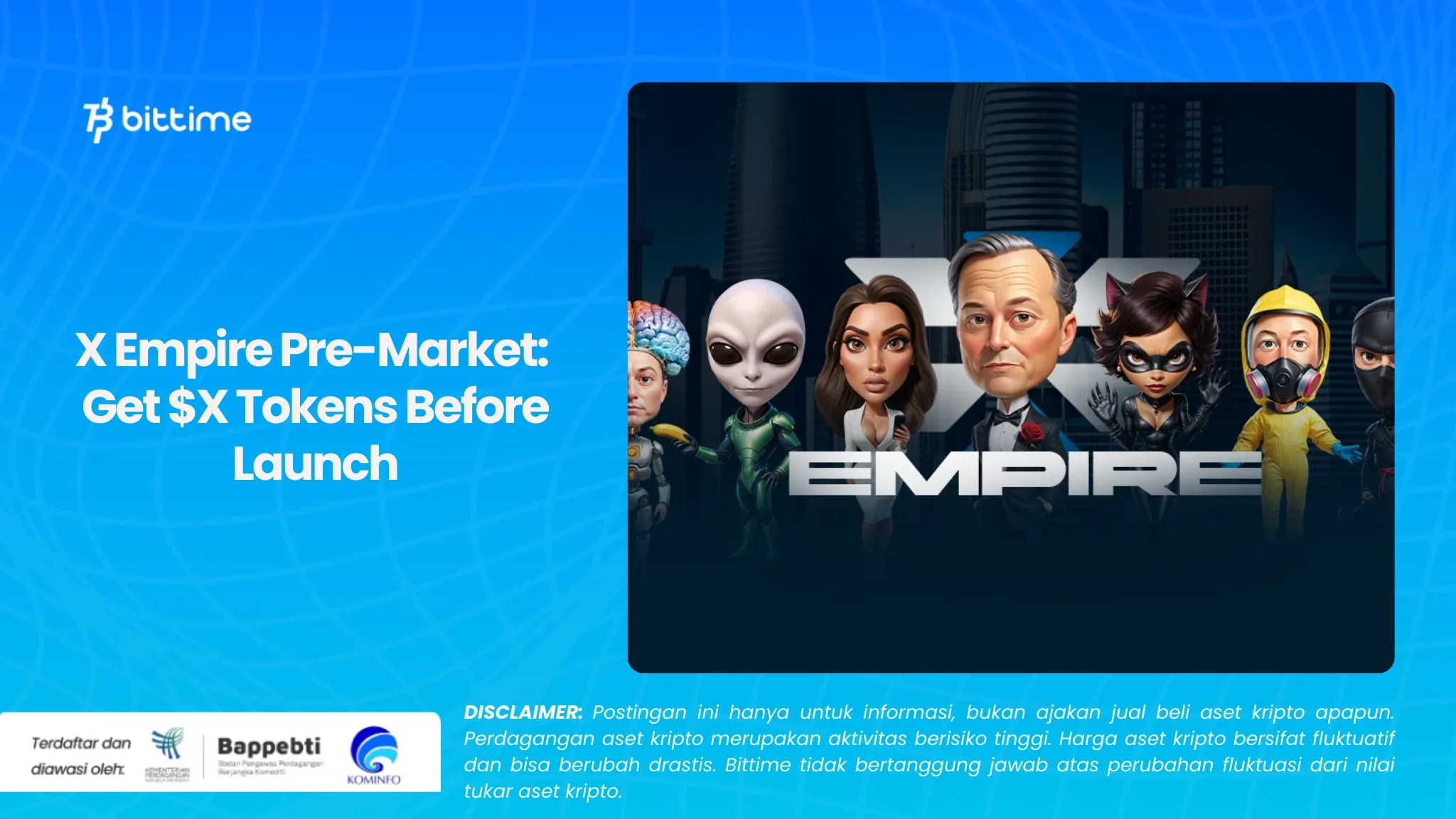 X Empire Pre-Market Dapatkan Token $X Sebelum Peluncuran.