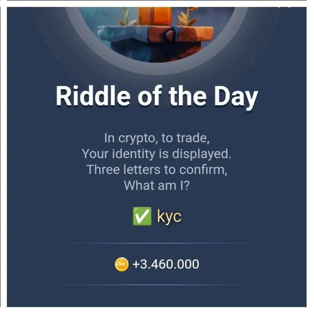 X Empire Riddle of The Day 4 Agustus 2024.