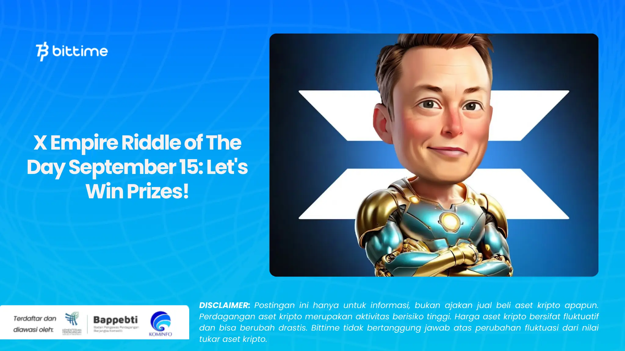 X Empire Riddle of The Day September 15: Let's Win Prizes!