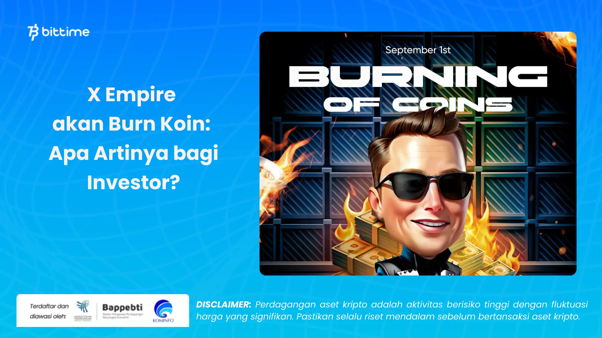 X Empire akan Burn Koin - Bittime